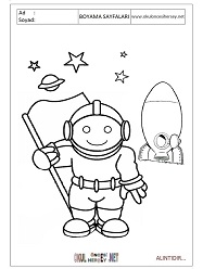 Astranot boyama sayfaları